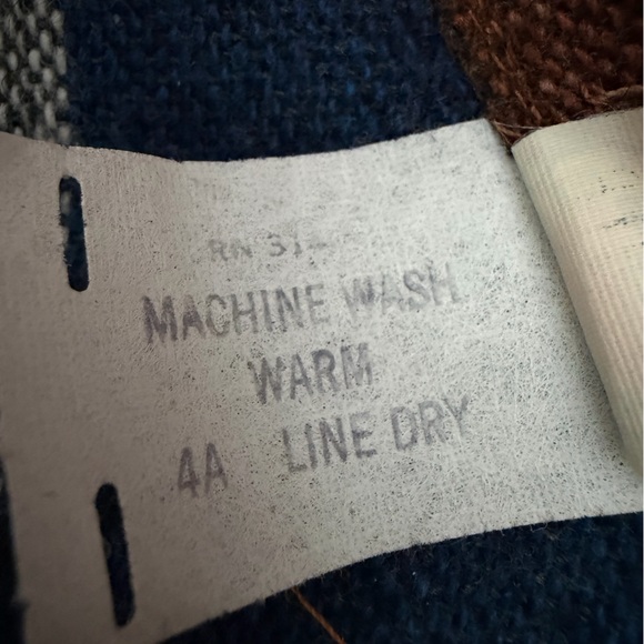 Vintage 70’s Plaid Wool Midi Skirt - Picture 6 of 6